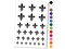 Fleur De Lis French Mardi Gras Elegant Temporary Tattoo Water Resistant Fake Body Art Set Collection